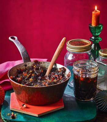 Cranberry and clementine mincemeat