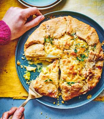 Welsh rarebit galette