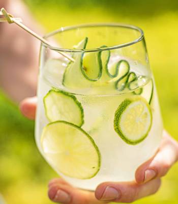 Cucumber gin cooler