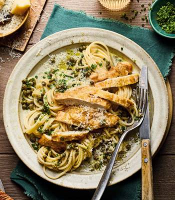 Chicken piccata pasta