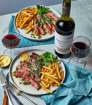 Sponsored: Steak frites with chimichurri butter