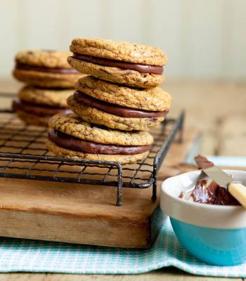 Chocolate orange cookie sandwiches