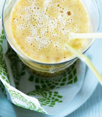 Orange, passionfruit & mango smoothie