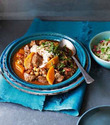 Lamb, squash and date tagine