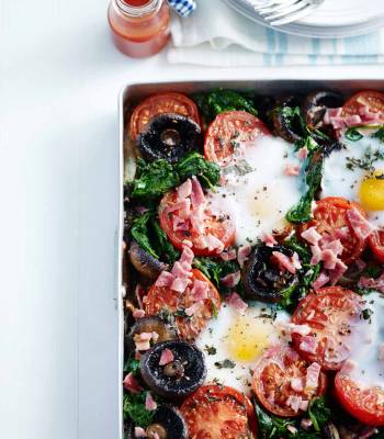 Full English traybake 