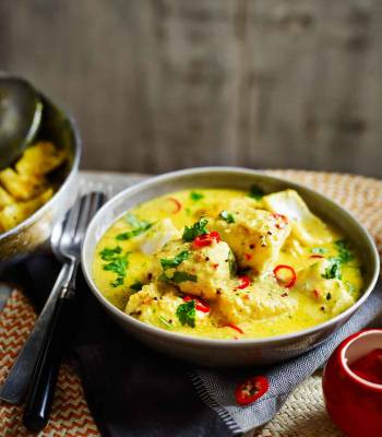 Coconut fish curry