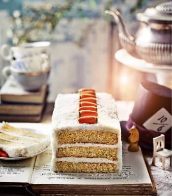 The White Rabbit coconut and carrot cake