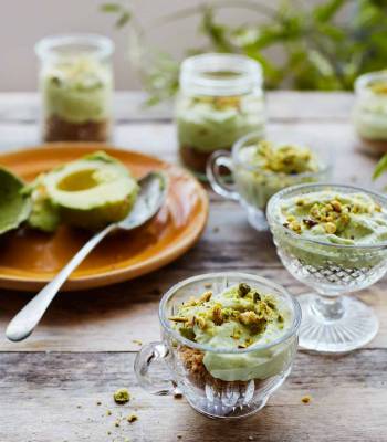 Avocado cheesecakes