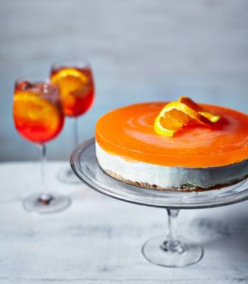 Aperol spritz cheesecake    
