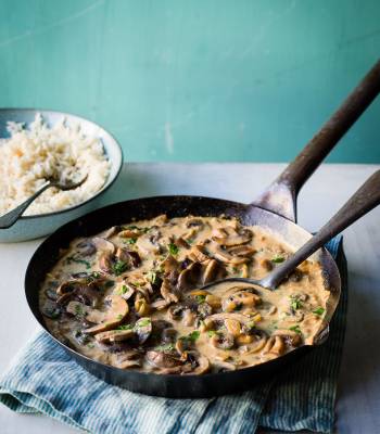Mushroom stroganoff