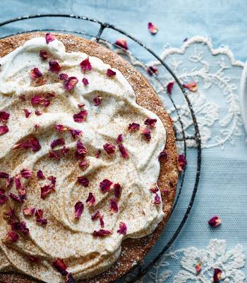 Fruit and nut polenta cake