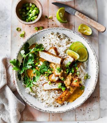 Tofu katsu curry