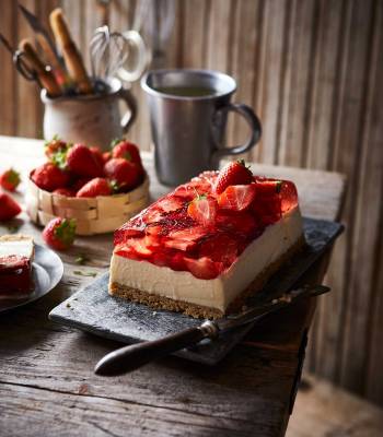 Strawberry spritz terrine