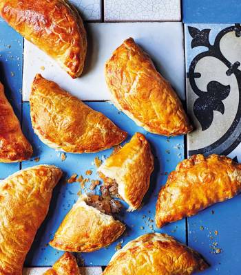 Cornish puff pastry pasties