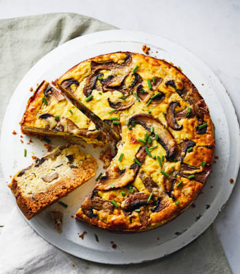 Reader recipe: mushroom cheesecake