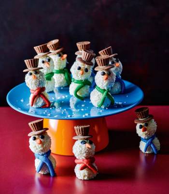 Coconut snowmen