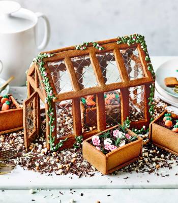 Spiced biscuit potting shed