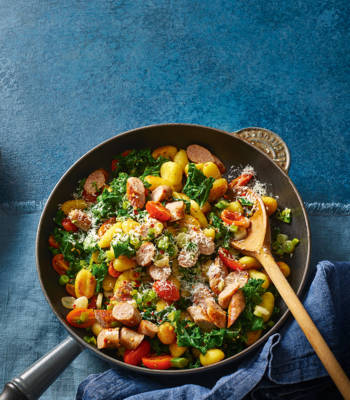 One-pan sausage gnocchi 