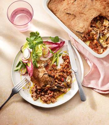 Lentil moussaka