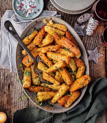 'Gremolata' carrots and parsnips