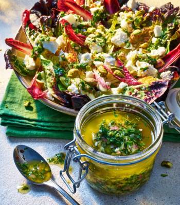 Sponsored: Chicory & feta salad with herby vinaigrette