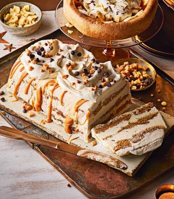 Sticky toffee terrine