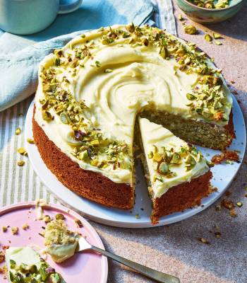 Sponsored: Elderflower, pistachio and lime cake