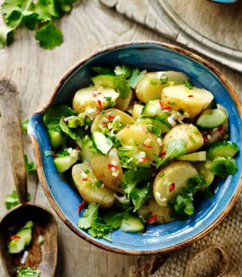 Jersey potato salad with Thai flavours