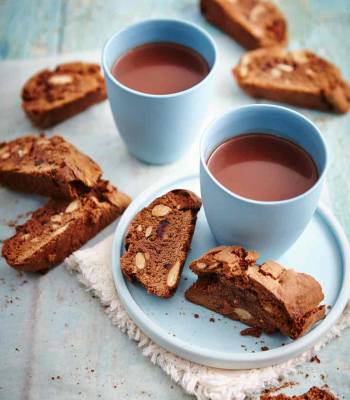 Sour cherry and white chocolate biscotti