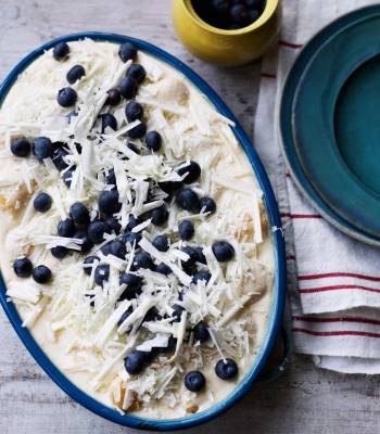 Blueberry and limoncello tiramisu