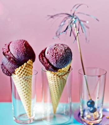  Blueberry Mojito sorbet 
