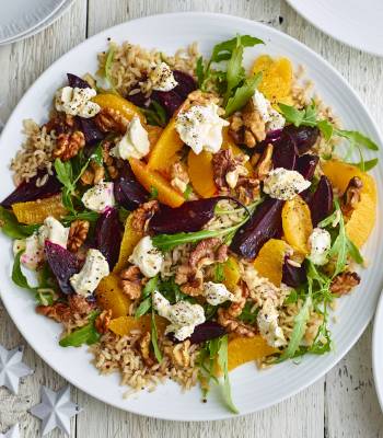 Beetroot, orange and quinoa salad