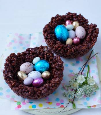 Rice pop nests
