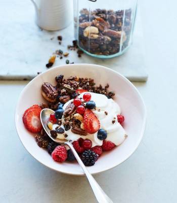 Chocolate and coconut granola