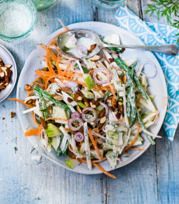 Celeriac and apple slaw