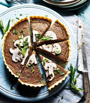 Mushroom tart