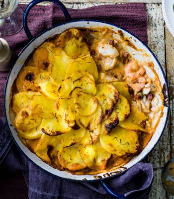 Spanish fish pie