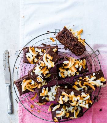 Chocolate and coconut cake