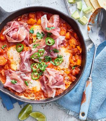 Sponsored: Parma ham huevos rancheros