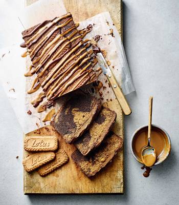Biscoff coffee marble cake