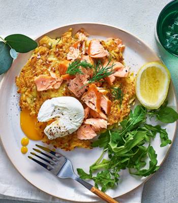 Smoked trout with parsnip rosti