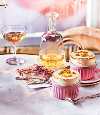 Passion fruit soufflé