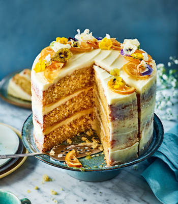 Lemon and elderflower cake