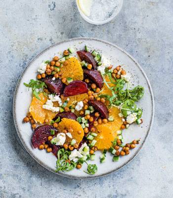 Reader recipe: Orange-beet salad with crispy chickpeas