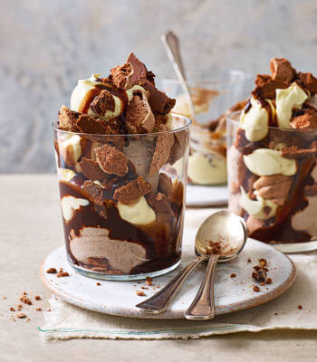 Cookies and cream mess