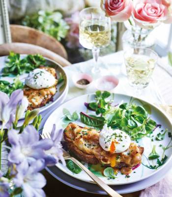 Smoked haddock rarebit