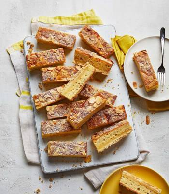 Lemon Bakewell slices