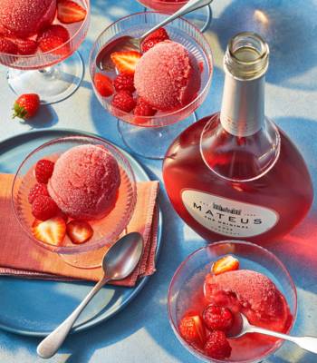 Sponsored: Raspberry rosé sorbert
