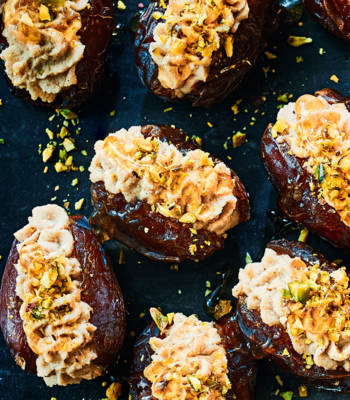 Chestnut stuffed dates