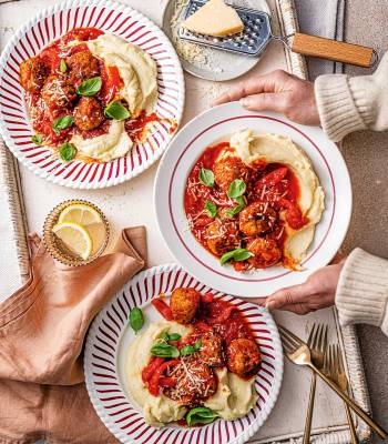 Calabrian-style meatballs